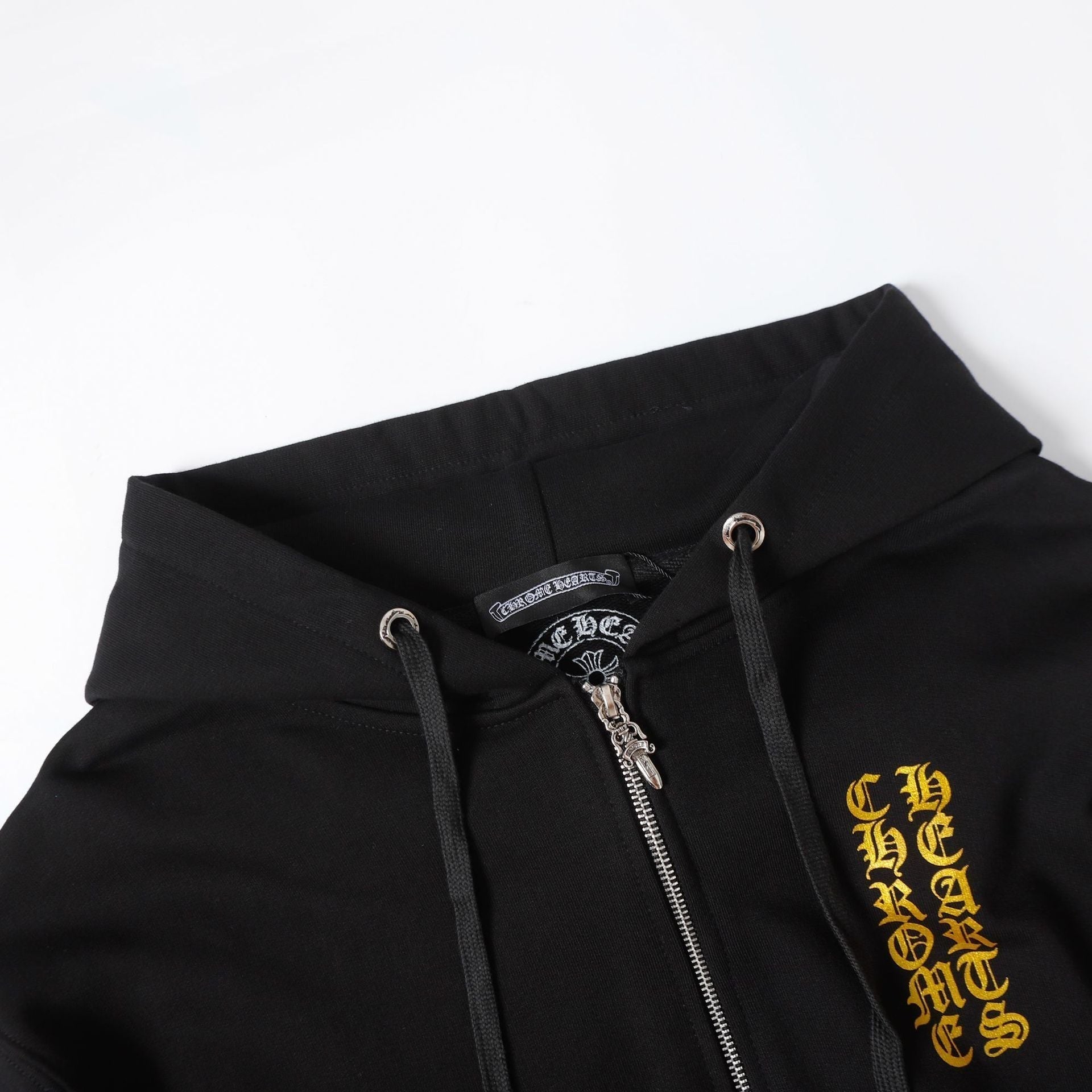 Chrome Heart Hoodie Autumn and winter men and women CH Sanskrit cross full back logo