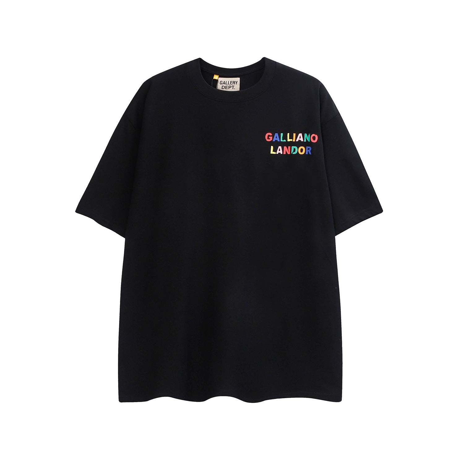 Gallery Dept T Shirts Los Angeles Gallery Dept Short Sleeve Letter Printed Loose Top