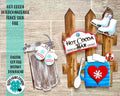 Hot Cocoa Interchangeable Fence Sign File SVG, Winter Glowforge, LuckyHeartDesignsCo
